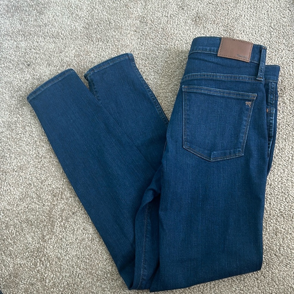 Madewell 10” High-Rise Skinny Jeans in Hayes Wash Size 28 NWT